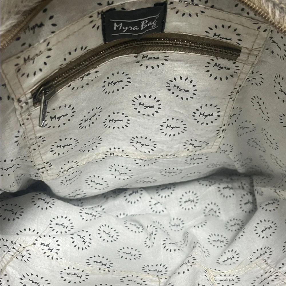 Myra Cow on Hide shoulder Bag in good condition - Picture 8 of 16